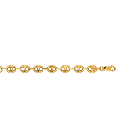 Royal Chain 14K Gold 11mm Lite Puffed Mariner Chain PG110