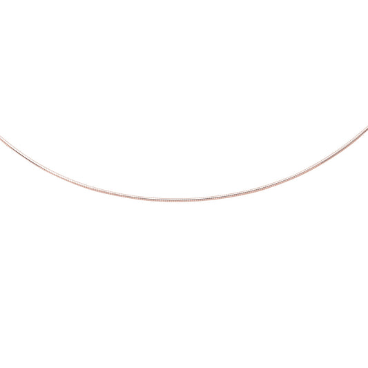 Royal Chain 14K Gold 1.5mm Round Omega with Screw Back Lock PKROMD1