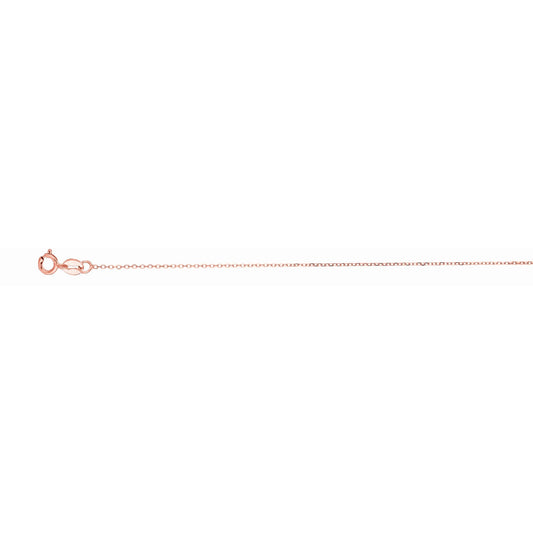 Royal Chain 14K Gold 0.87mm Diamond Cut Cable Chain PSCAB025