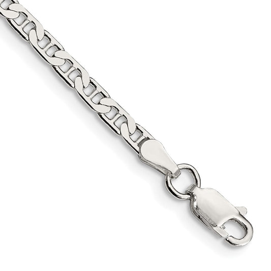 Sterling Silver 3mm Flat Anchor Chain QAN080-8
