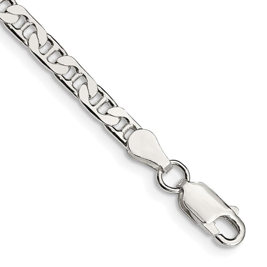 Sterling Silver 3.75mm Flat Anchor Chain QAN100-8