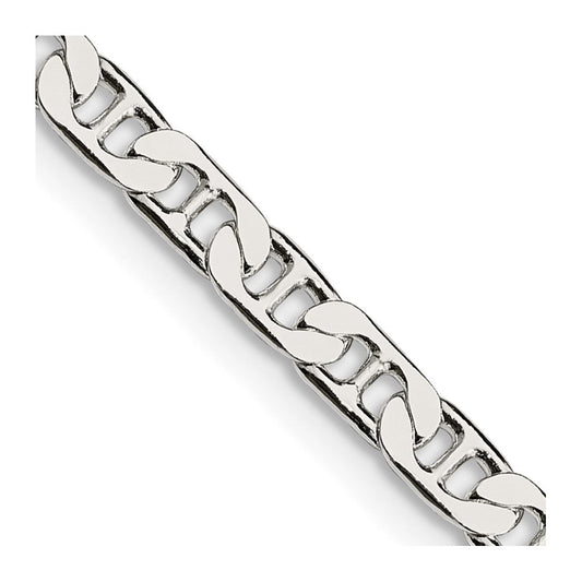 Sterling Silver 3.75mm Flat Anchor ChainQAN100