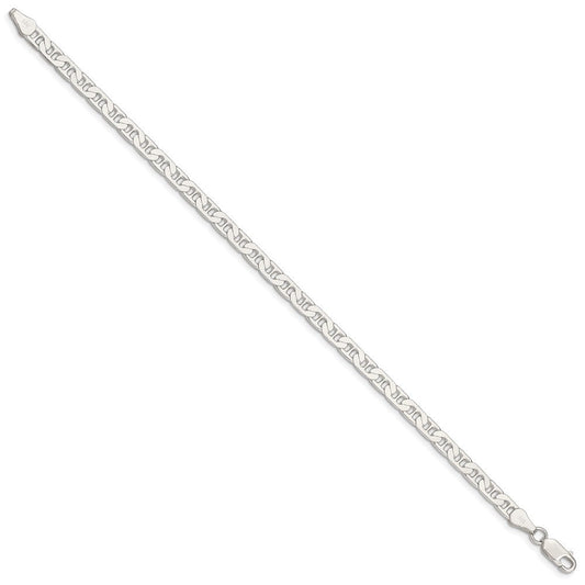 Sterling Silver 4.5mm Flat Anchor Chain QAN120-8