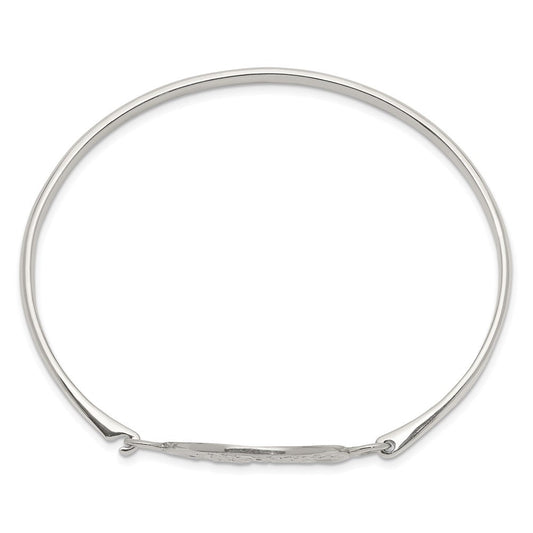 Sterling Silver Tree of Life Bangle QB1297