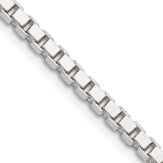 Sterling Silver 3.25mm Box ChainQBX060