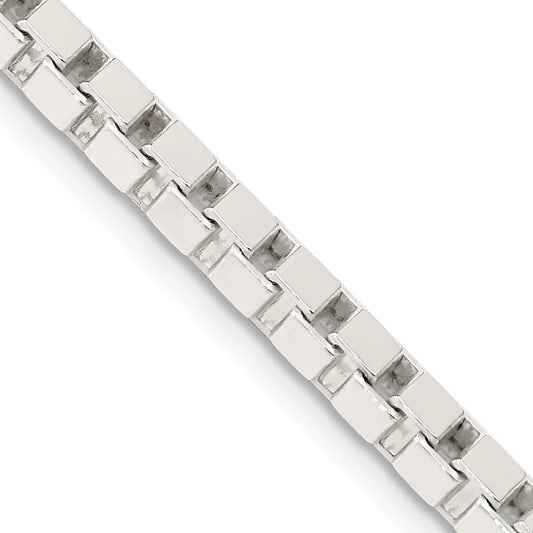 Sterling Silver 3.75mm Box ChainQBX065