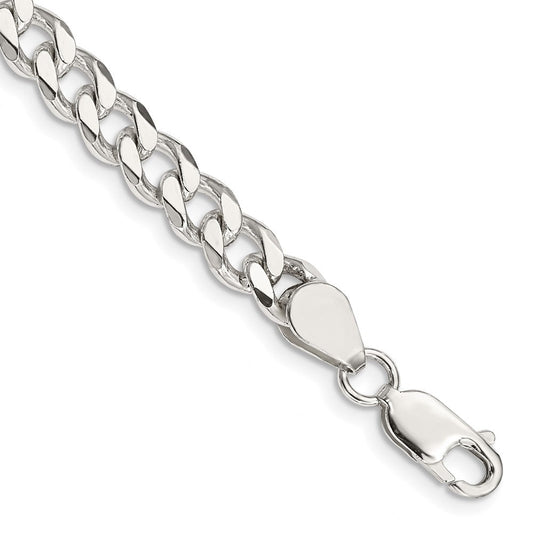 Sterling Silver 6.5mm Curb Chain QCB180-8