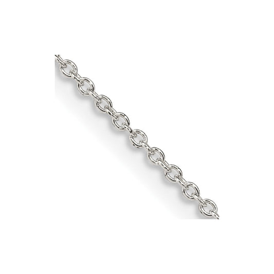Sterling Silver 1.25mm Cable ChainQCL035