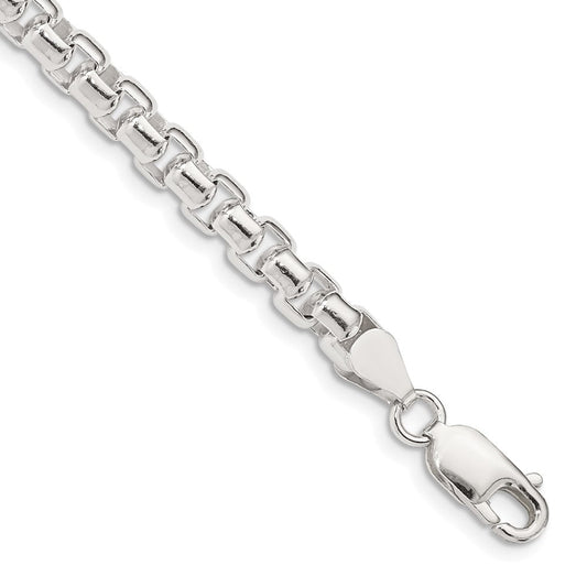 Sterling Silver 5.2mm Round Box Chain QFC127-8