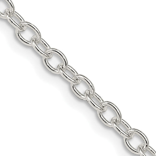 Sterling Silver 3.75mm Oval Cable ChainQFC94