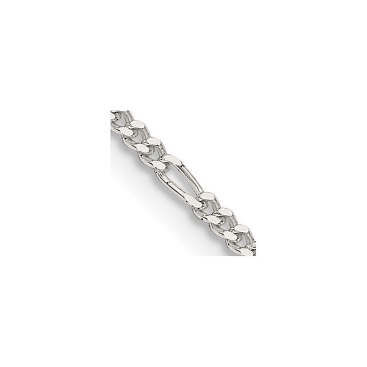 Sterling Silver 1.75mm Figaro ChainQFG050