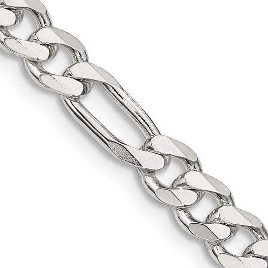 Sterling Silver 5.5mm Figaro ChainQFG150