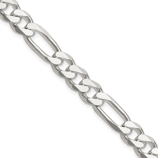 Sterling Silver 8mm Figaro ChainQFG220