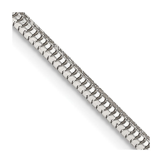 Sterling Silver 2.5mm Diamond-cut Snake ChainQFS4