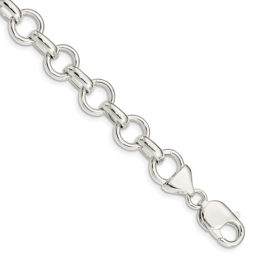 Sterling Silver Link Bracelet QG1534-7.25