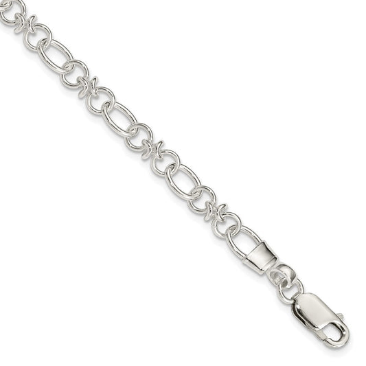 Sterling Silver Fancy Bracelet QG2197-7.5