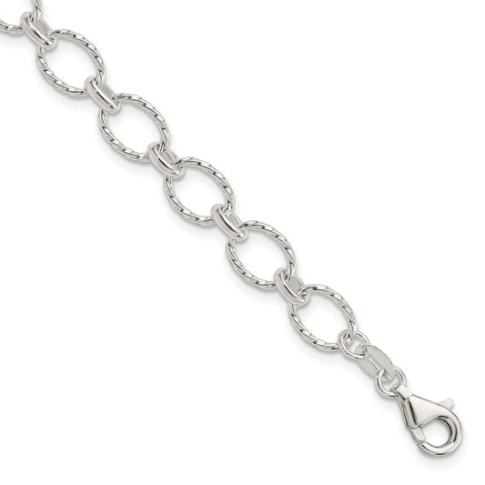 Sterling Silver Fancy Bracelet QG2338-7.5