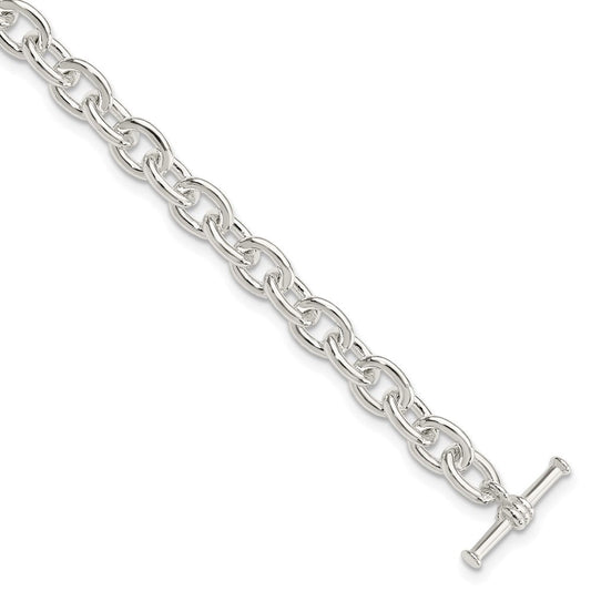 Sterling Silver Toggle Link Bracelet QG3079-7.5