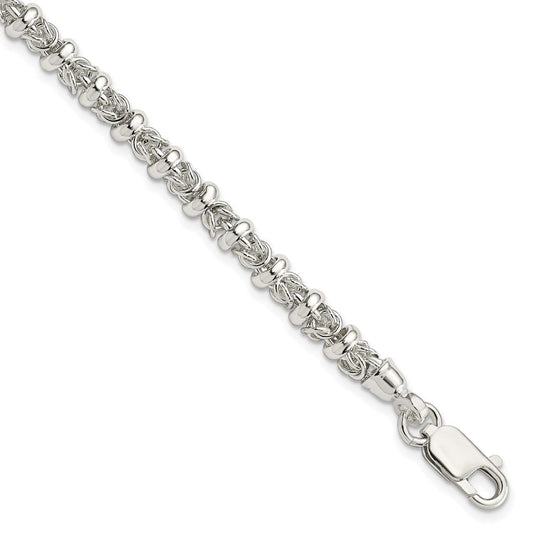 Sterling Silver Polished Bracelet QG3227-7.5