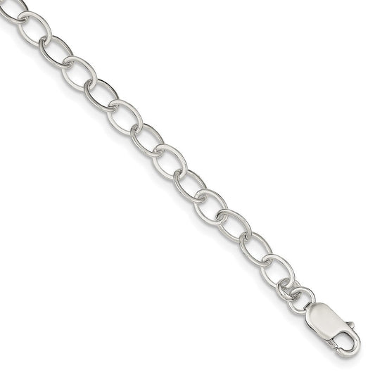 Sterling Silver 6.5inch Fancy Link Bracelet QH210-6.5