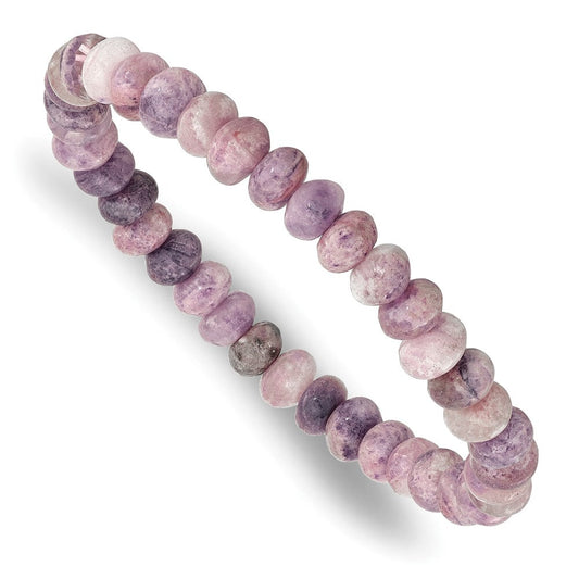 Charoite 7mm Beaded Stretch Bracelet QH5733