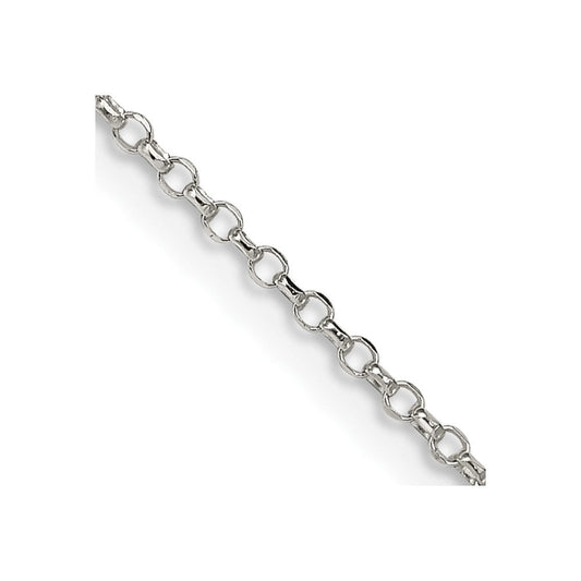 Sterling Silver 1.5mm Diamond-cut Cable ChainQHC022