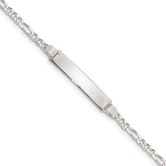 Sterling Silver Children's ID Bracelet QID27-6