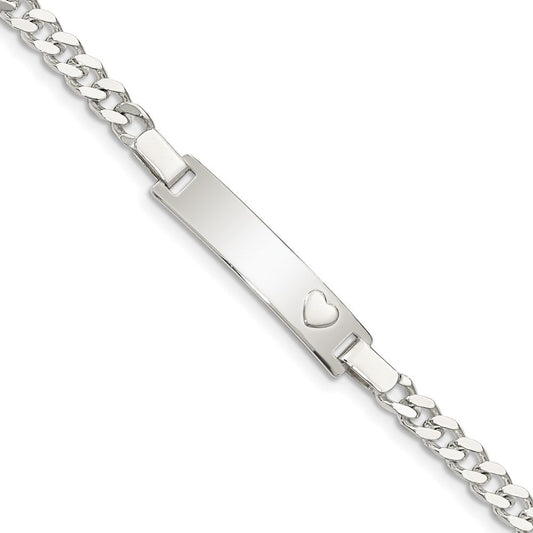 Sterling Silver Baby ID Bracelet QID49-6