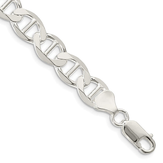 Sterling Silver 8.9mm Flat Anchor Chain QLFA180-8