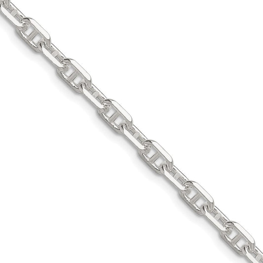 Sterling Silver Polished and D/C 4.75mm Mariner Link ChainQMA120