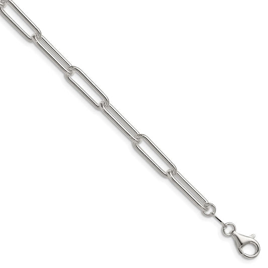 Sterling Silver Polished 5.5mm Paperclip Chain QPCL150-8