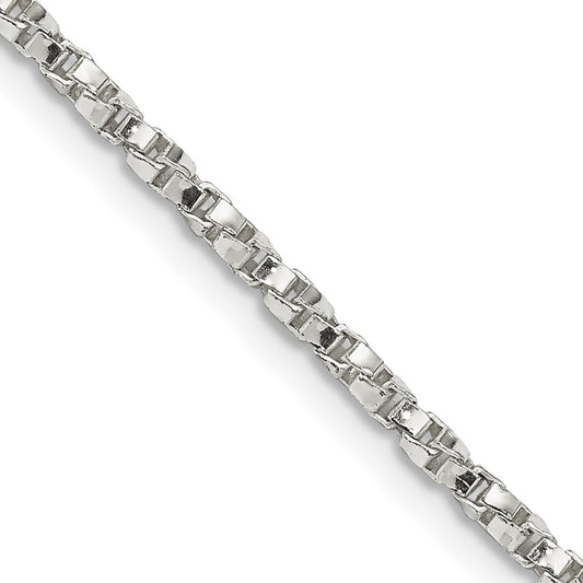 Sterling Silver 2.25mm Twisted Box ChainQPE28