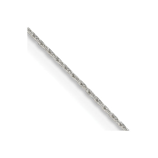 Sterling Silver .6mm Oval Box ChainQPE49