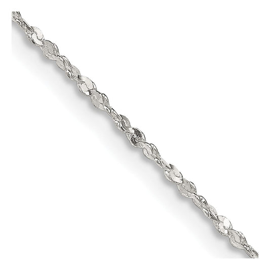 Sterling Silver 1.4mm Twisted Serpentine ChainQPEN6