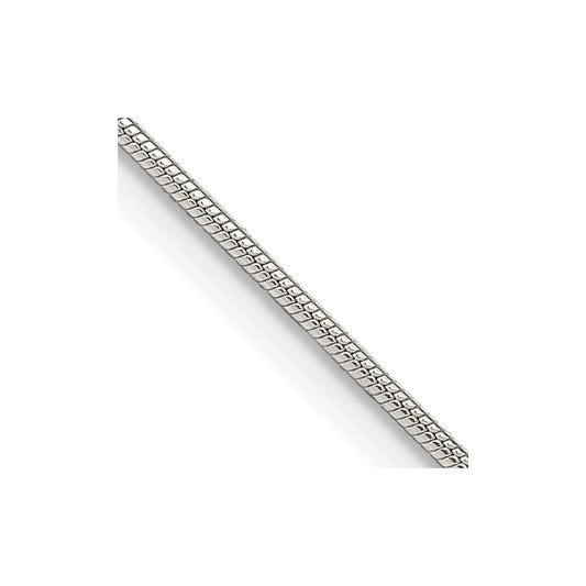 Sterling Silver 1mm Snake ChainQSN030