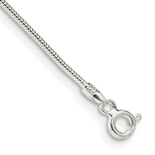 Sterling Silver 1.2mm Round Snake Chain QSNL035-8