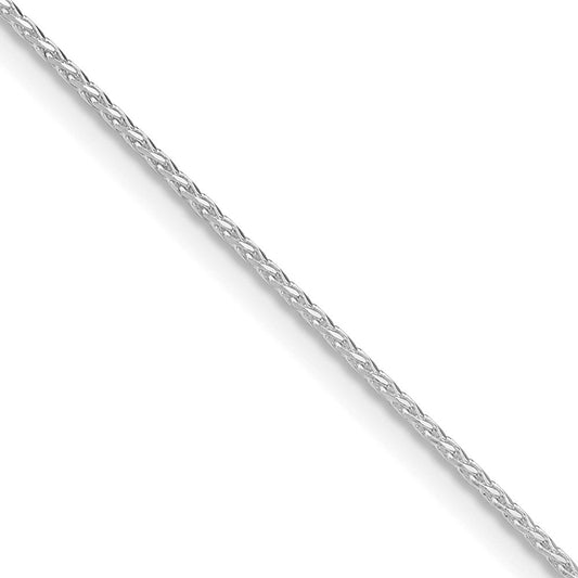 Sterling Silver Rhodium-plated .95mm Diamond-cut Round Spiga ChainQSR030R