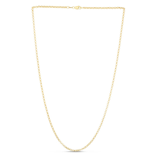 Royal Chain 14K Gold 2.5mm Lite Rolo Chain R100