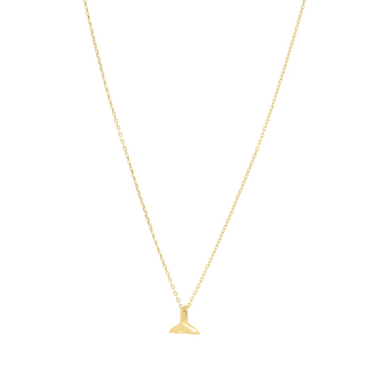 Royal Chain 14K Whale Tail Necklace RC14807