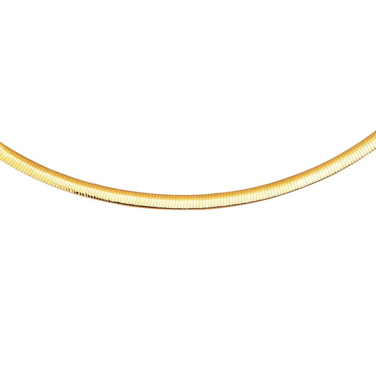 Royal Chain 14K & Silver Reversible Omega Basic Chain RDO5