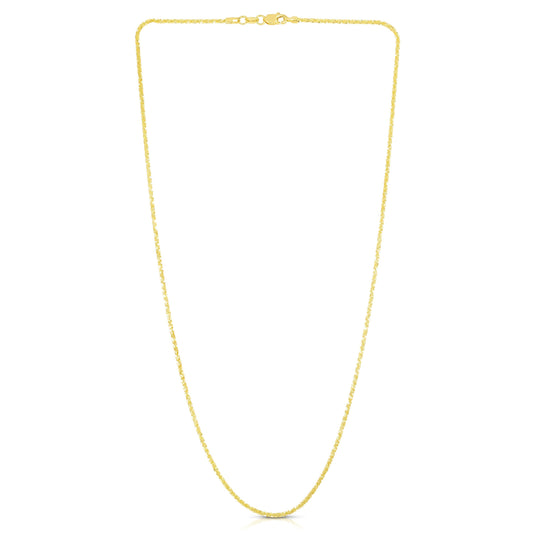 Royal Chain 14K Gold 1.5mm Sparkle Chain SC025
