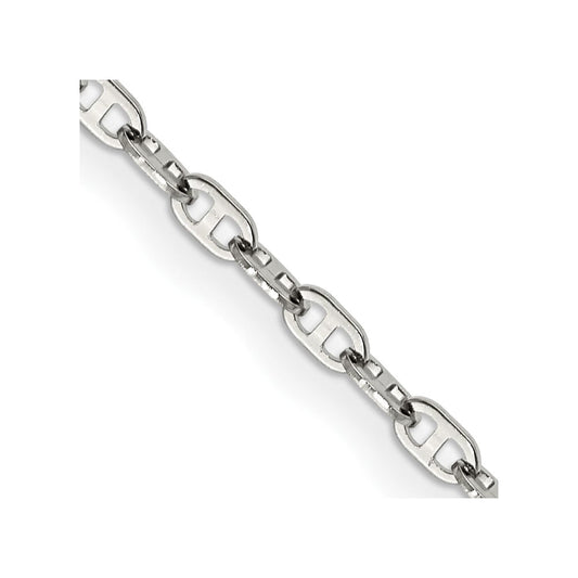 Chisel Stainless Steel Polished 2.75mm 16 inch Anchor ChainSRN1879