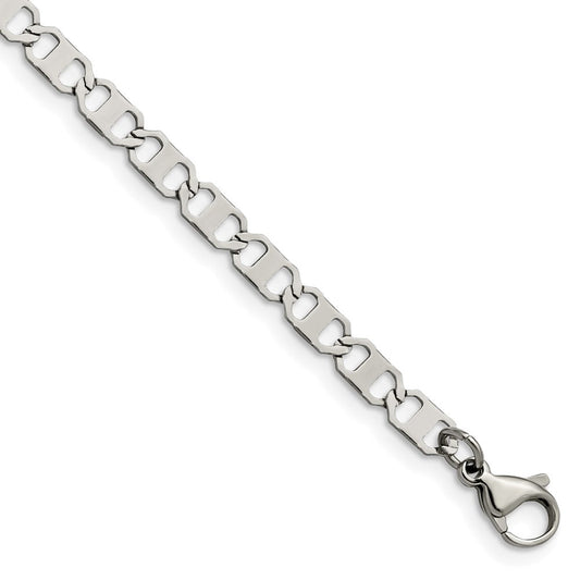 Chisel Stainless Steel Polished 5mm 7.5 inch Anchor Chain SRN1880-7.5