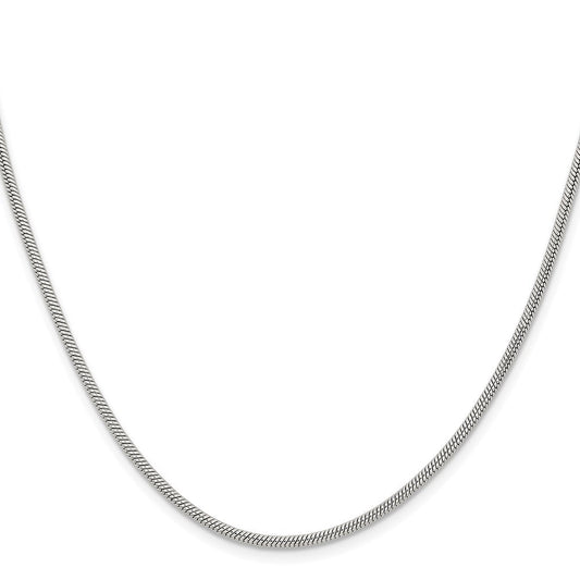 Chisel Stainless Steel Polished 2mm 20 inch Snake ChainSRN217