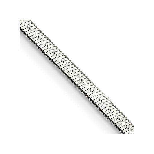 Chisel Stainless Steel Polished 3.3mm 20 inch Herringbone ChainSRN2871