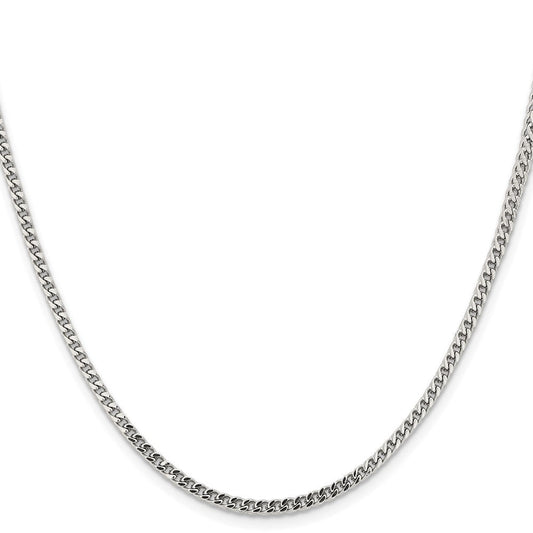 Chisel Stainless Steel Polished 2.5mm 20 inch Franco ChainSRN2896