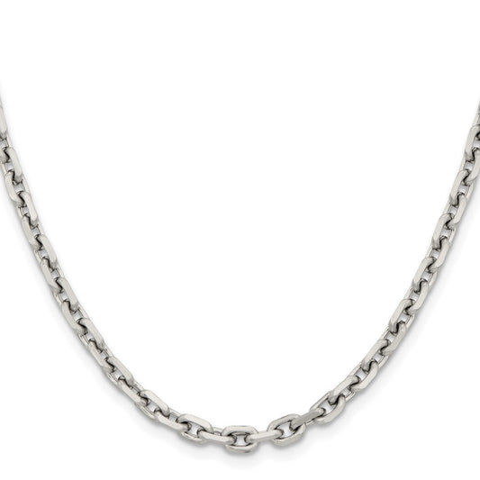 Chisel Stainless Steel Polished 5.3mm 22 inch Cable ChainSRN660