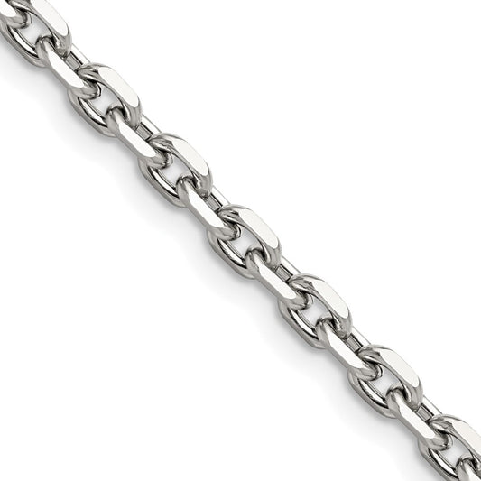 Chisel Stainless Steel Polished 5.3mm 20 inch Cable ChainSRN660