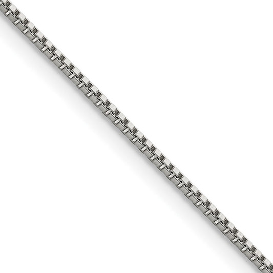 Chisel Stainless Steel Polished 1.2mm 16 inch Box ChainSRN661