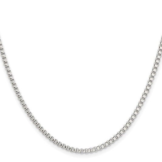 Chisel Stainless Steel Polished 2.4mm 20 inch Box ChainSRN664